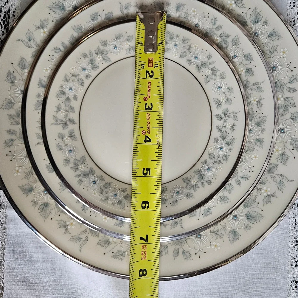 Lenox Windsong 3 Piece Dinnerware Salad Dessert Plates Made in USA